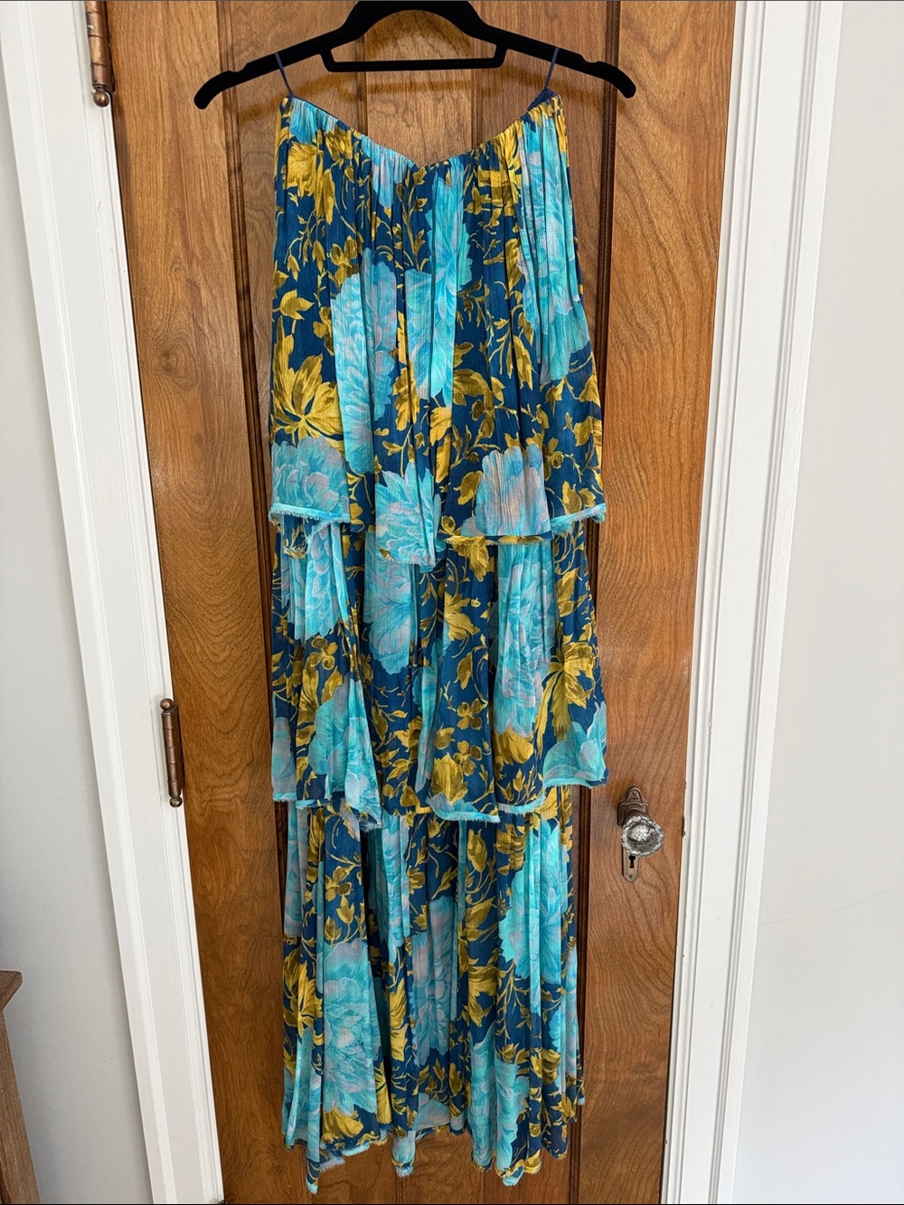 Zara Tiered Strapless Dress
